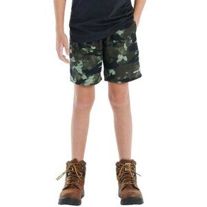 Carhartt Boys' Elastic Waistband Rugged Flex Camo Work Shorts